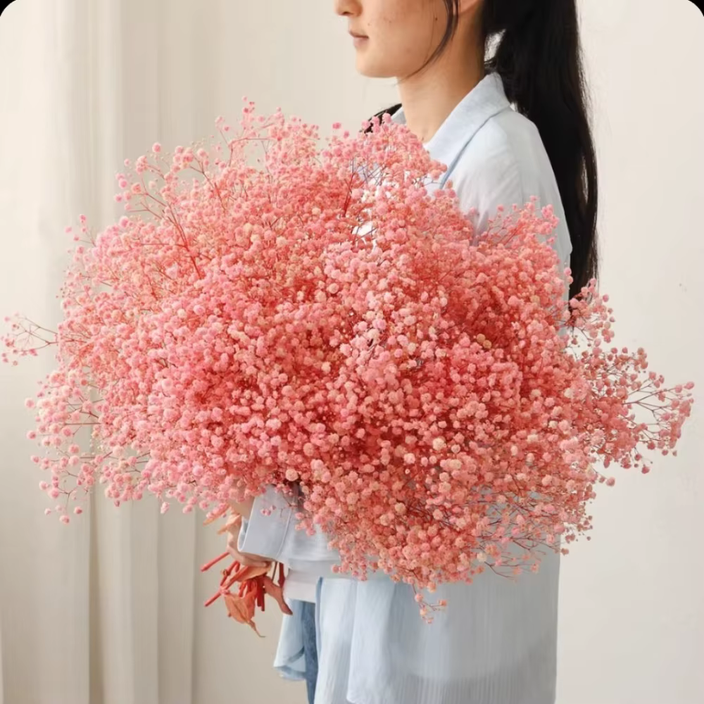 Bouquet de fleurs séchées pour bébé
