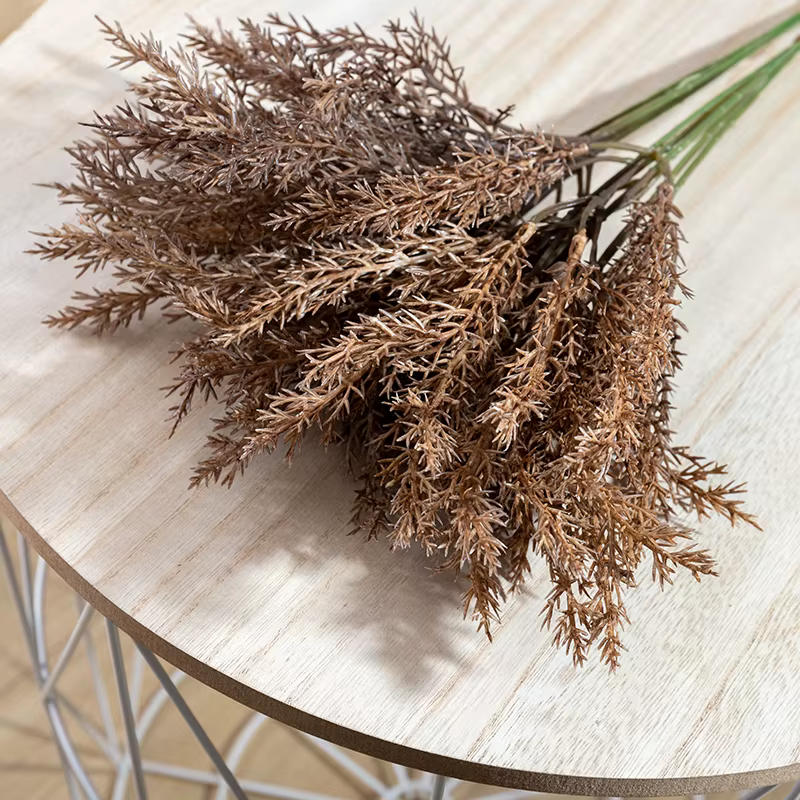 Bouquet de fleurs artificielles d'herbe de blé Beige sable