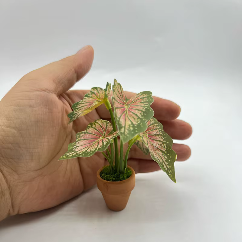 Plantes vertes pour maison de poupée