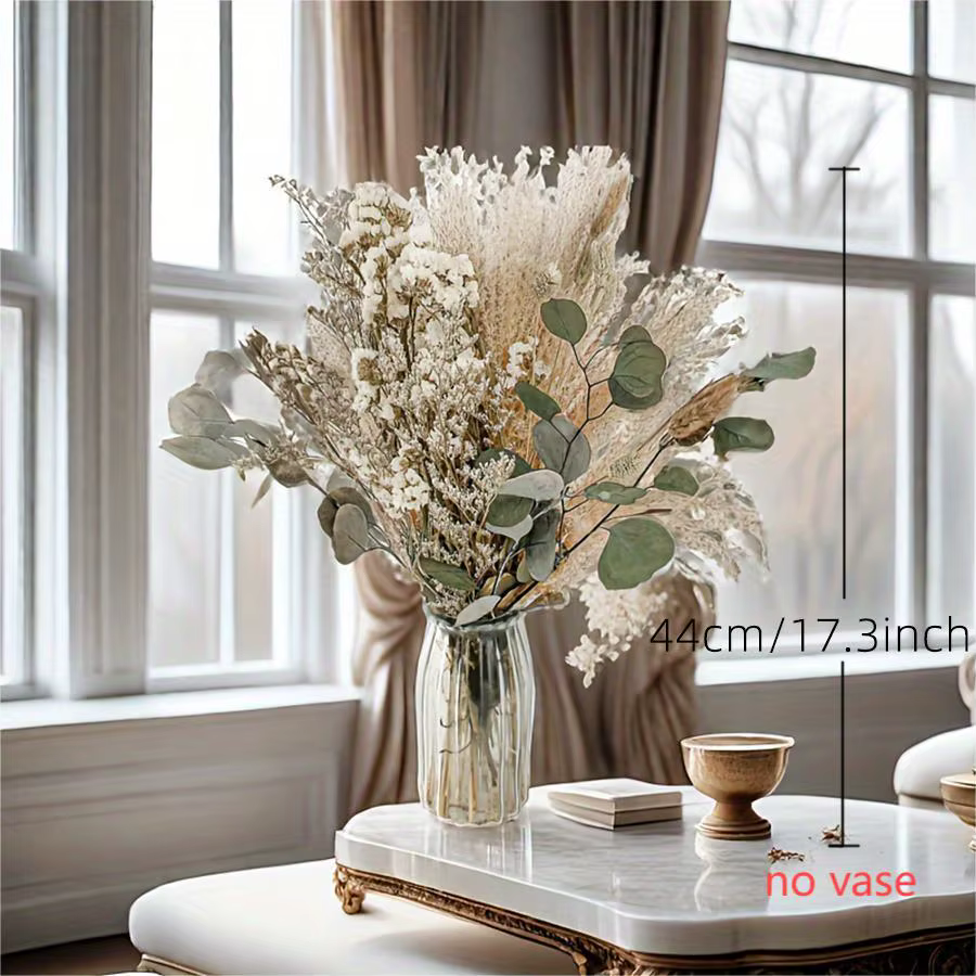 Bouquet de fleurs de Pampas séchées naturelles
