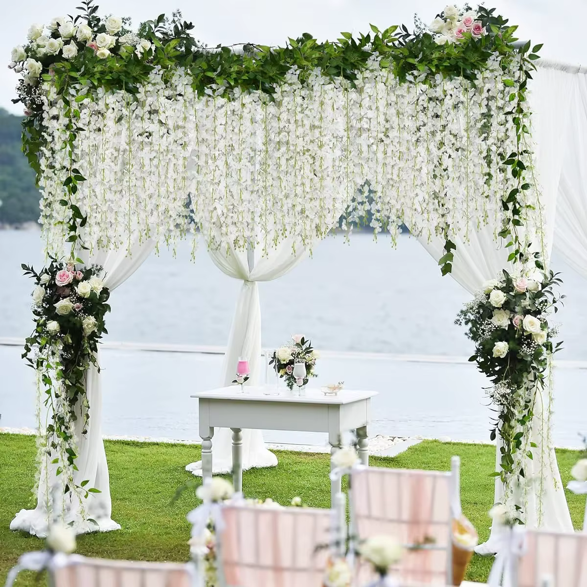10 Branches de fleurs artificielles