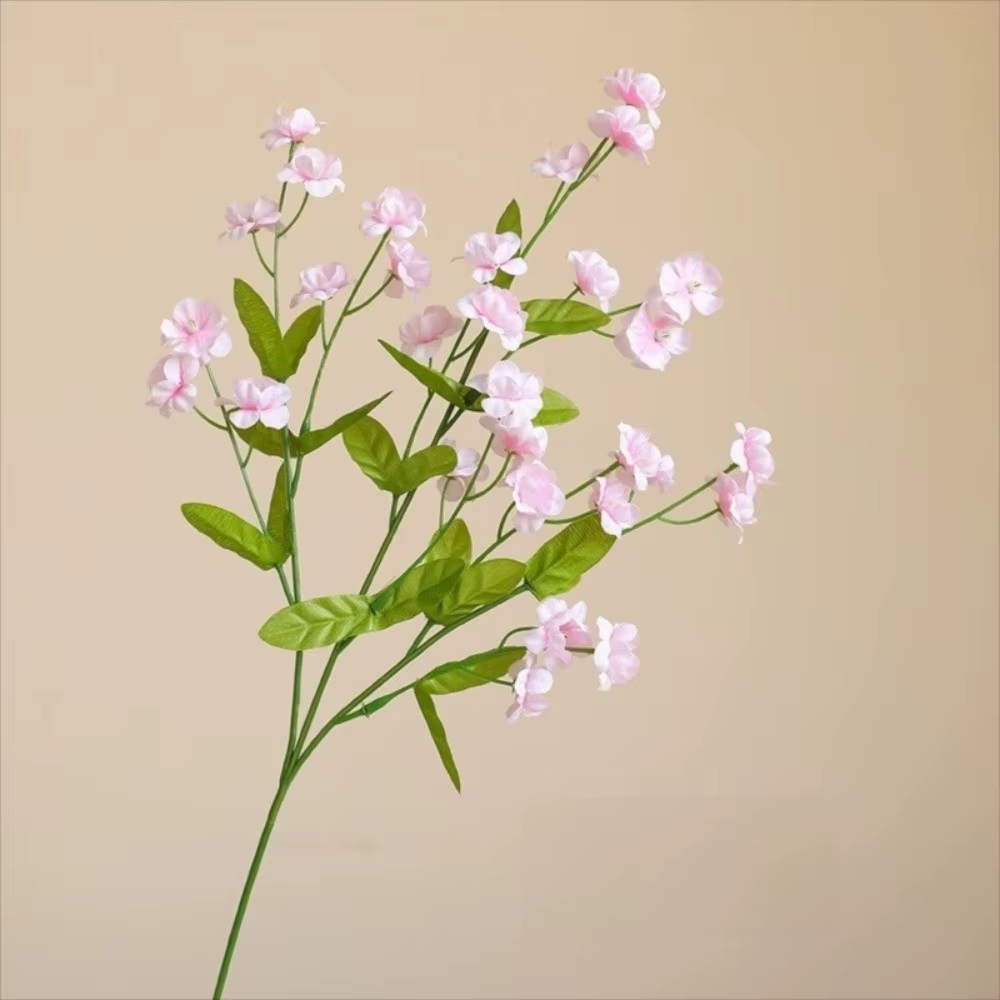 Nouvelles fleurs artificielles de myosotis à longue tige de 47 cm