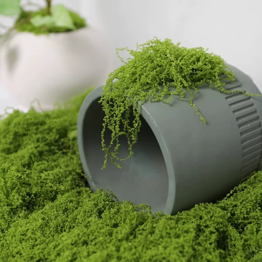 30/50/100g plantes vertes artificielles mousse herbe maison salon jardin décoration Mini paysage fausse fleur bricolage artisanat
