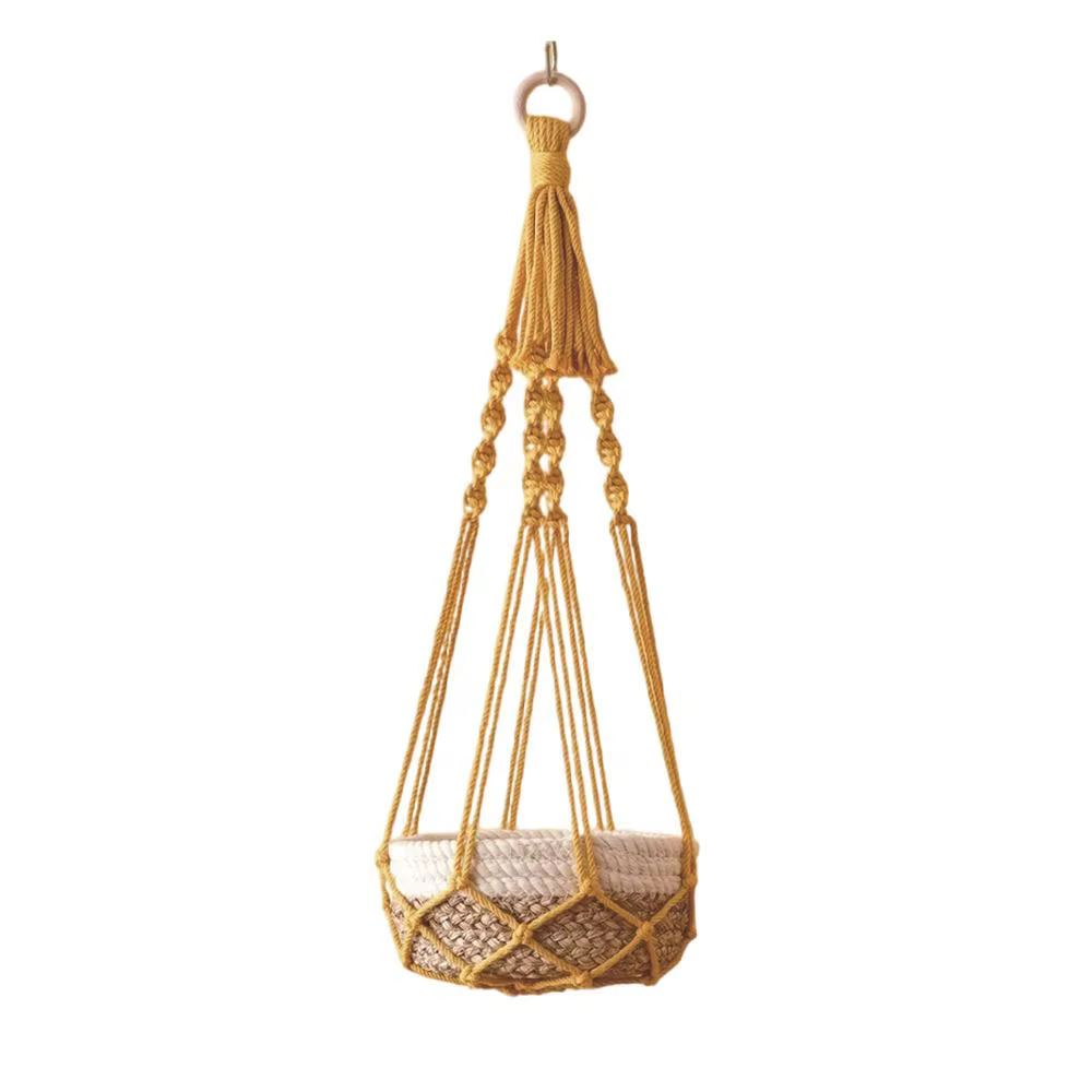 Mode macramé plante cintre Pot de fleur planteur