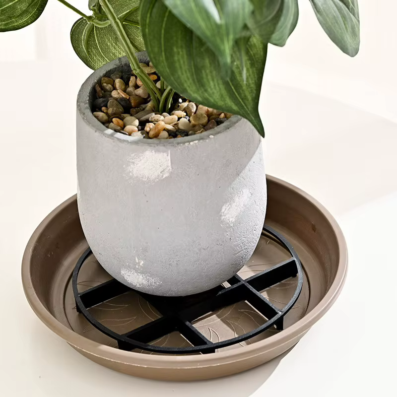 Pot de fleurs en plastique anti-pourriture pour intérieur et extérieur