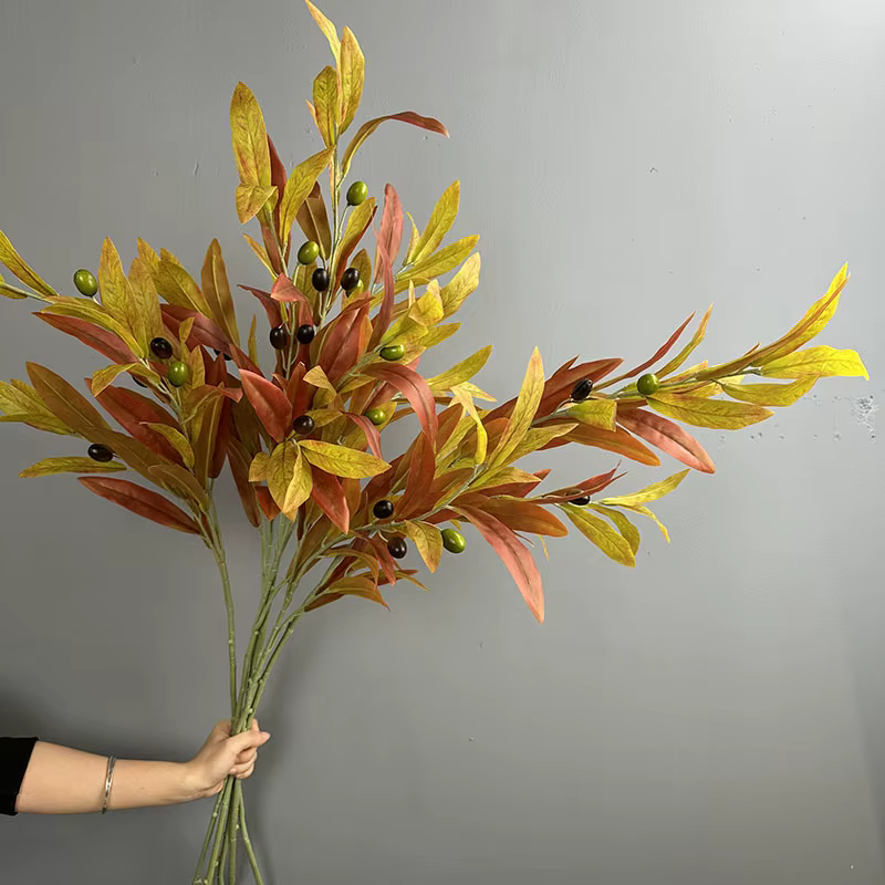 5 pièces de plantes artificielles à toucher réel