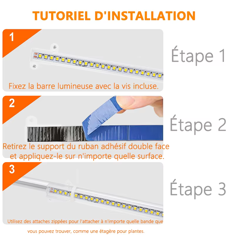 Lampe Phyto de lumière de croissance d'intérieur pour plantes Kits hydroponiques Phytolamp à spectre complet