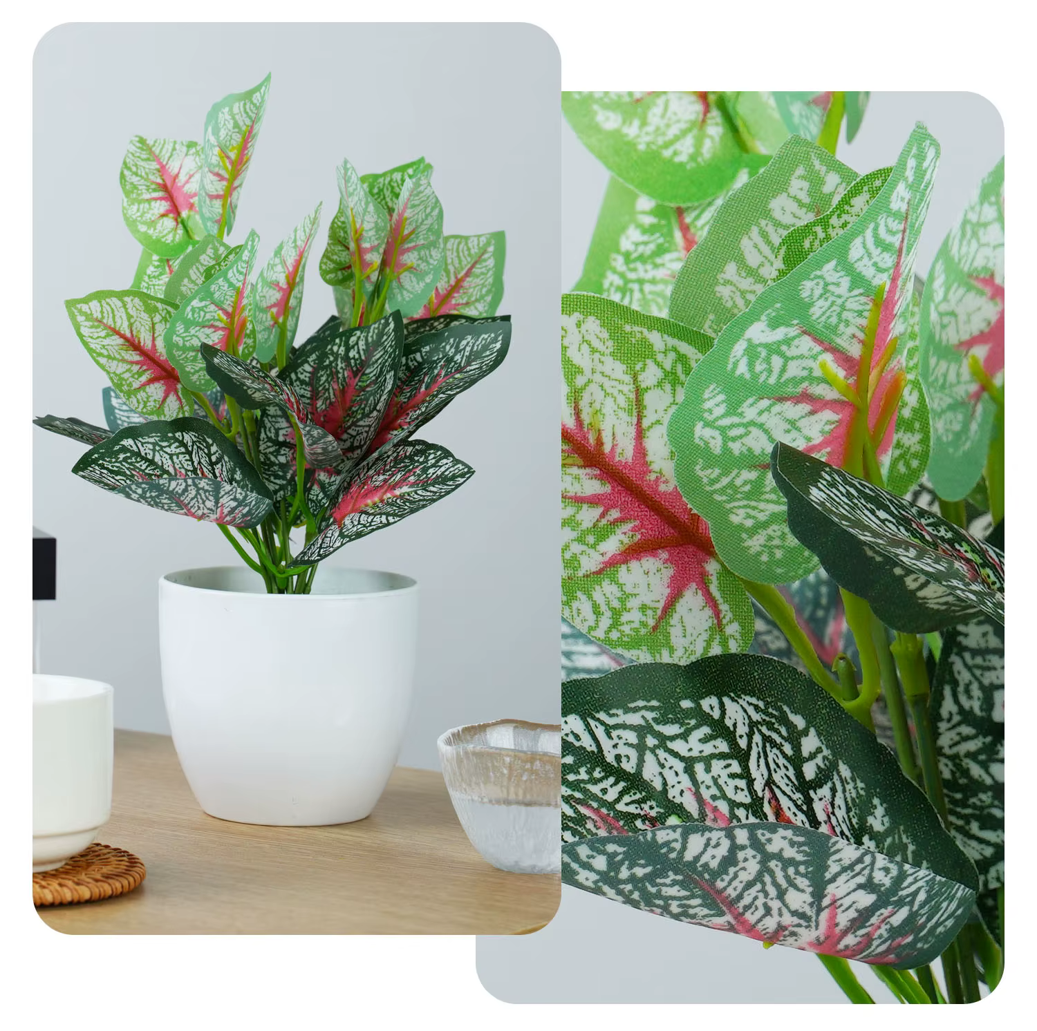 Plantes vertes artificielles bonsaï