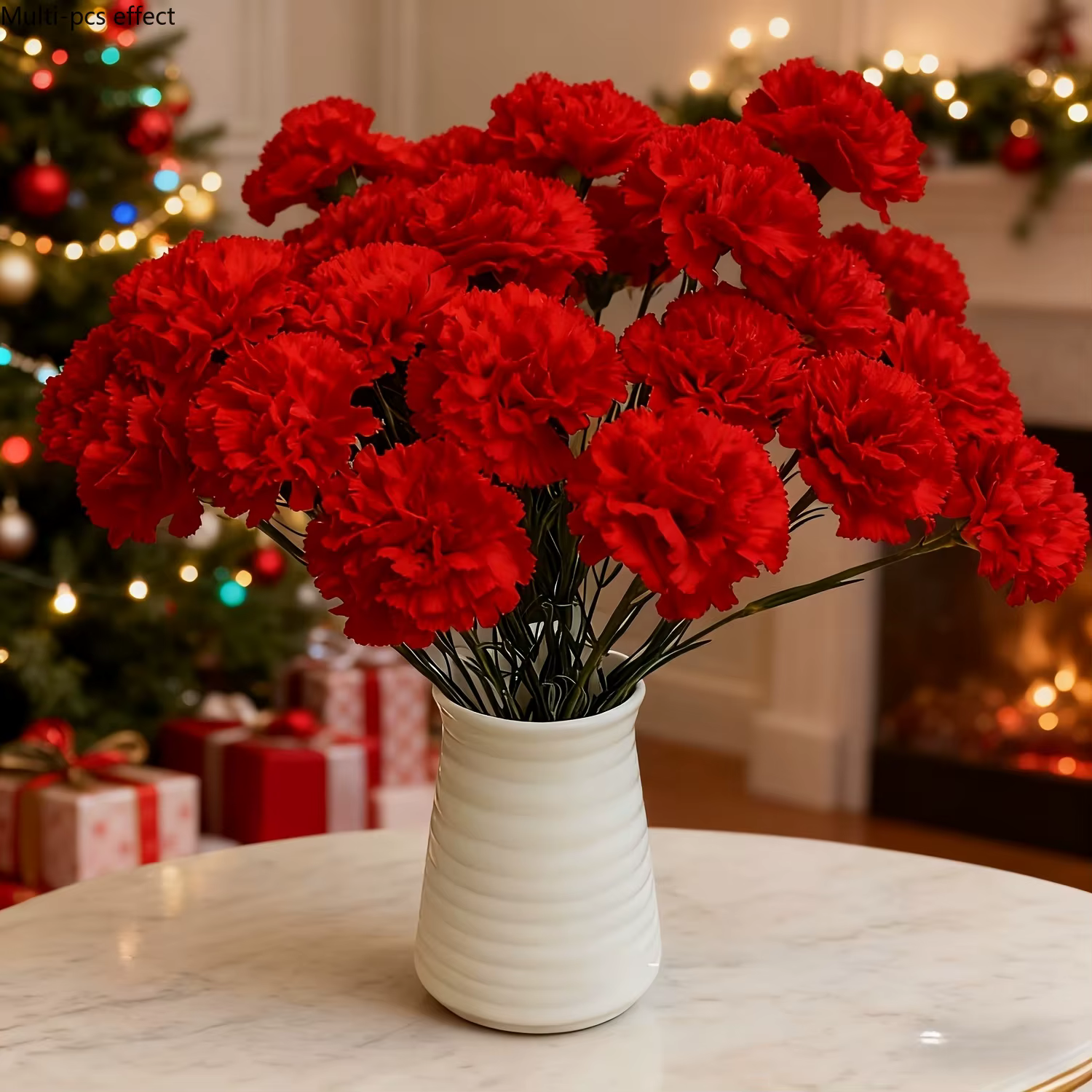 Fleurs de carnations synthétiques