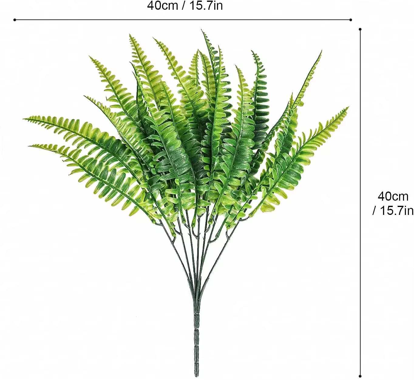 8 paquets de plantes artificielles de fougère de Boston