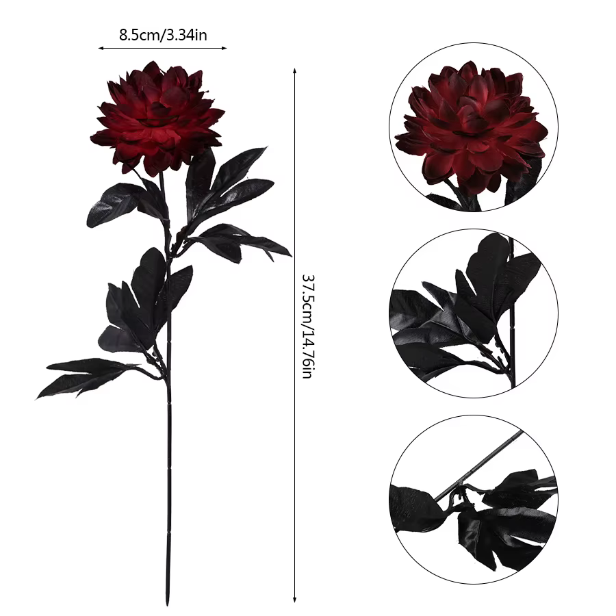 Bouquet de fleurs artificielles Dahlia