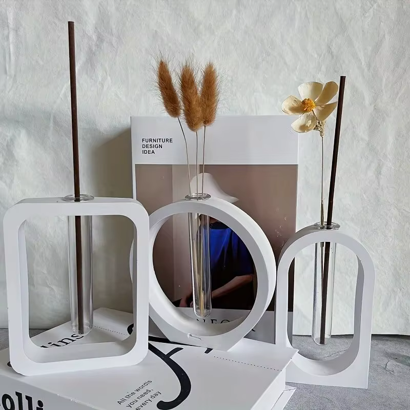 Moule en silicone pour pot de fleur arqué bricolage