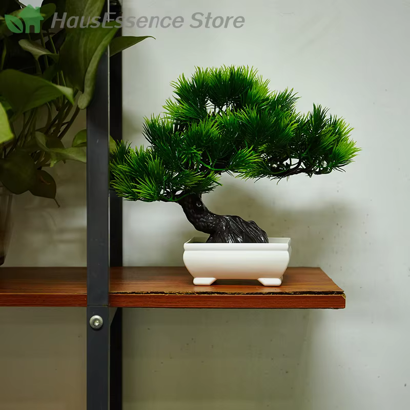 Plantes artificielles en plastique
