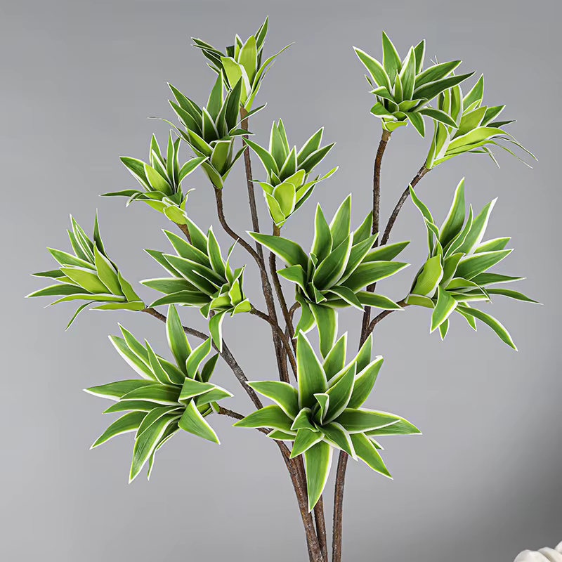 Grande branche de plantes de lys artificielles de 83cm