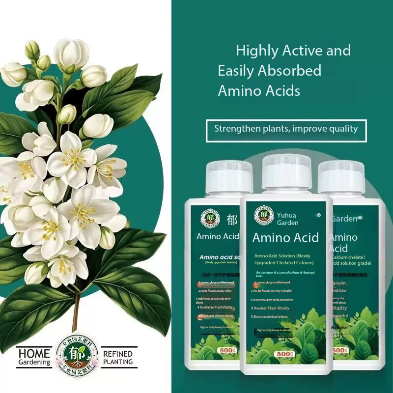 Engrais en solution d'acides aminés pour plantes d'extérieur et d'intérieur