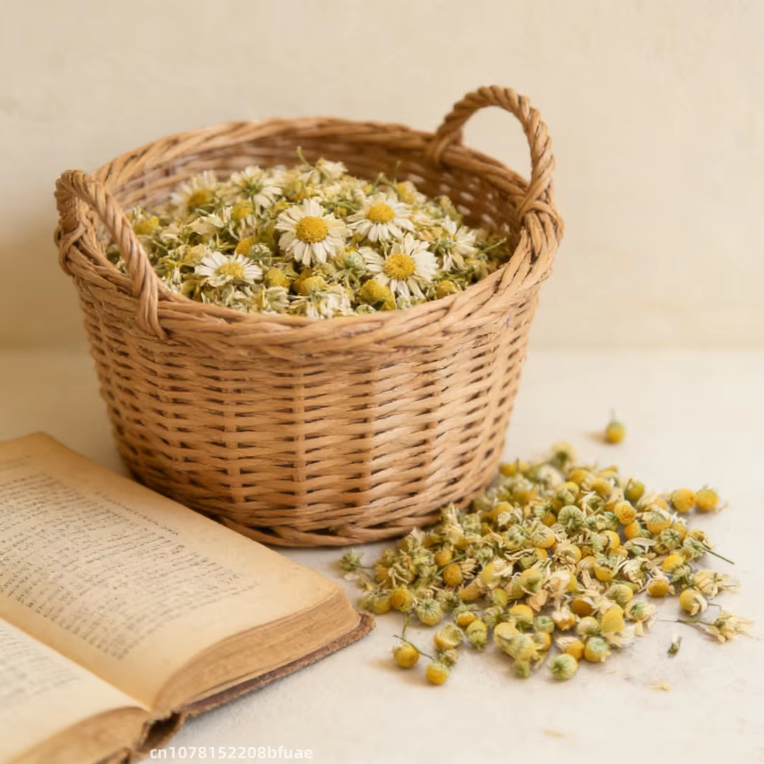 Fleurs de camomille séchées naturelles de haute qualité
