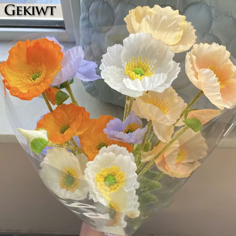 Fleurs artificielles en soie Flocking Yu Meiren