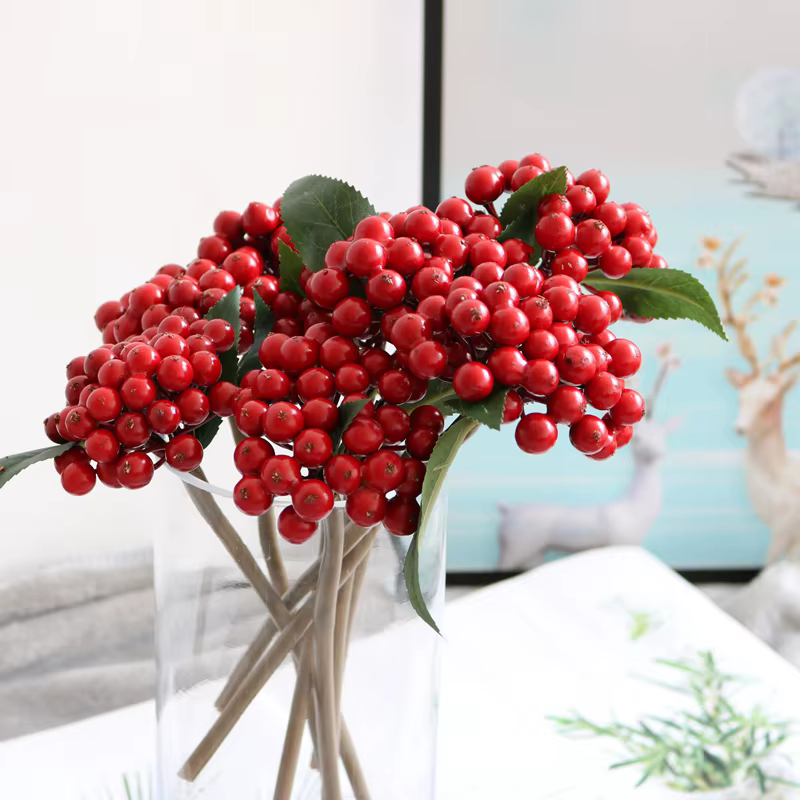 Berry Fleurs Artificielles Bouquet En Plastique Faux