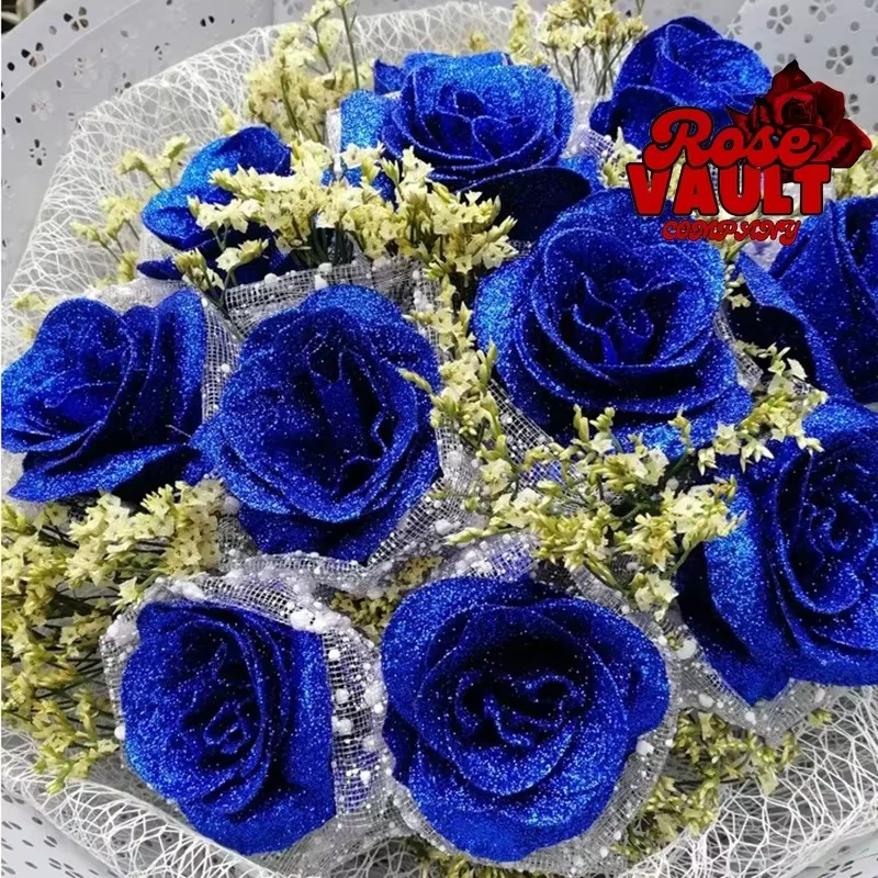 Bouquet artificiel scintillant 2026