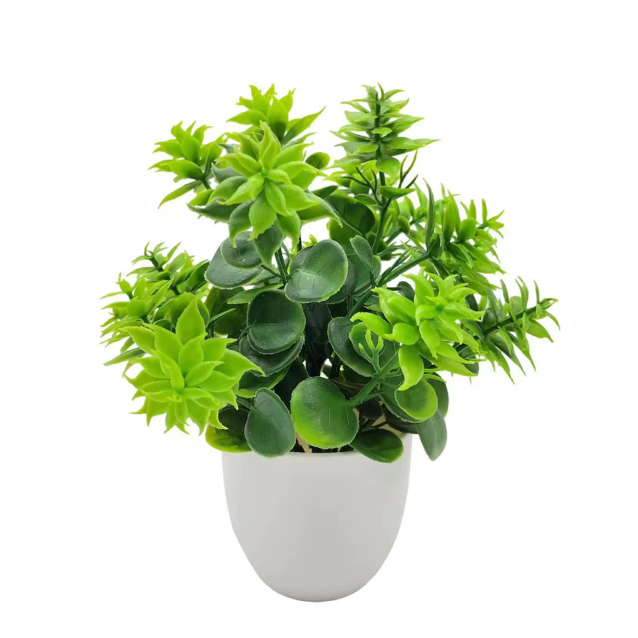 Plantes artificielles avec Pots en plastique
