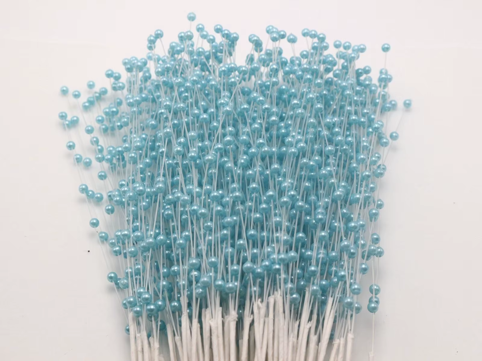 Guirxiété de tiges de fleurs en perles, spray pour patients, bouquet pour fête de mariage, 20 pièces