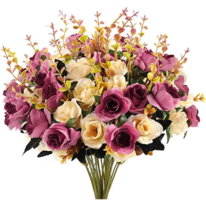 Roses artificielles pour mariage