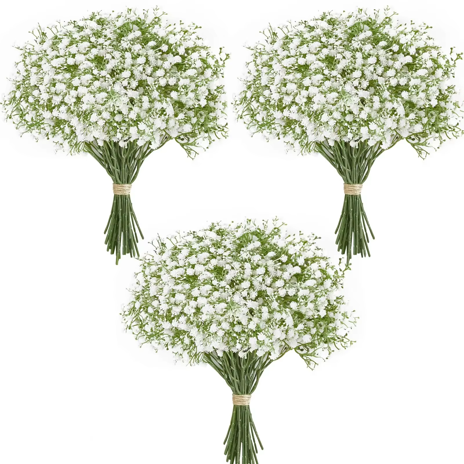10/15 pièces fleurs artificielles bébé souffle fleur faux gypsophile pour fête de mariage décoration de la maison Bouquets floraux bricolage accessoires