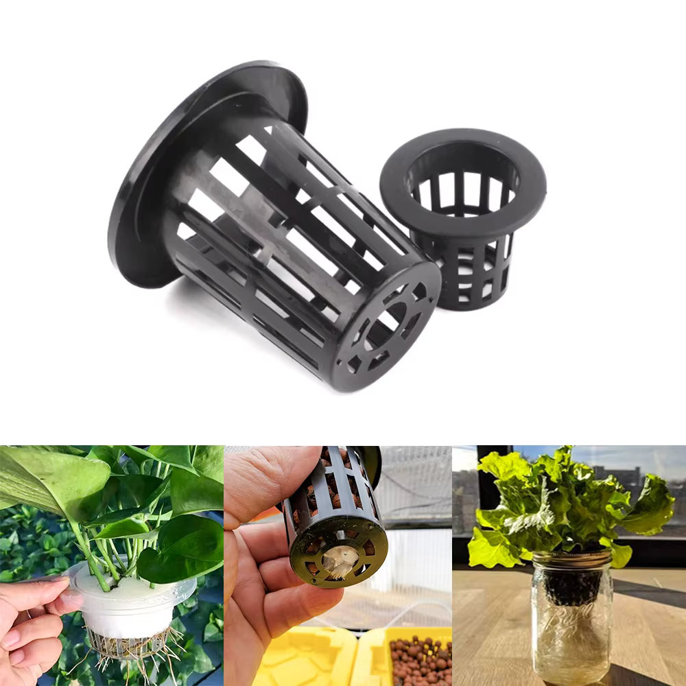 Panier hydroponique, 10 pièces, conteneurs pour plantes, pots de culture, de haute qualité, forme ronde, coupelles en filet robustes, fournitures pour la maison, intérieur et extérieur