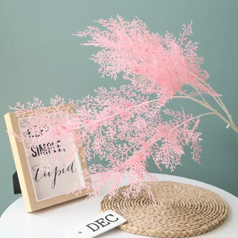 Fleurs artificielles en plastique pour décoration de fond