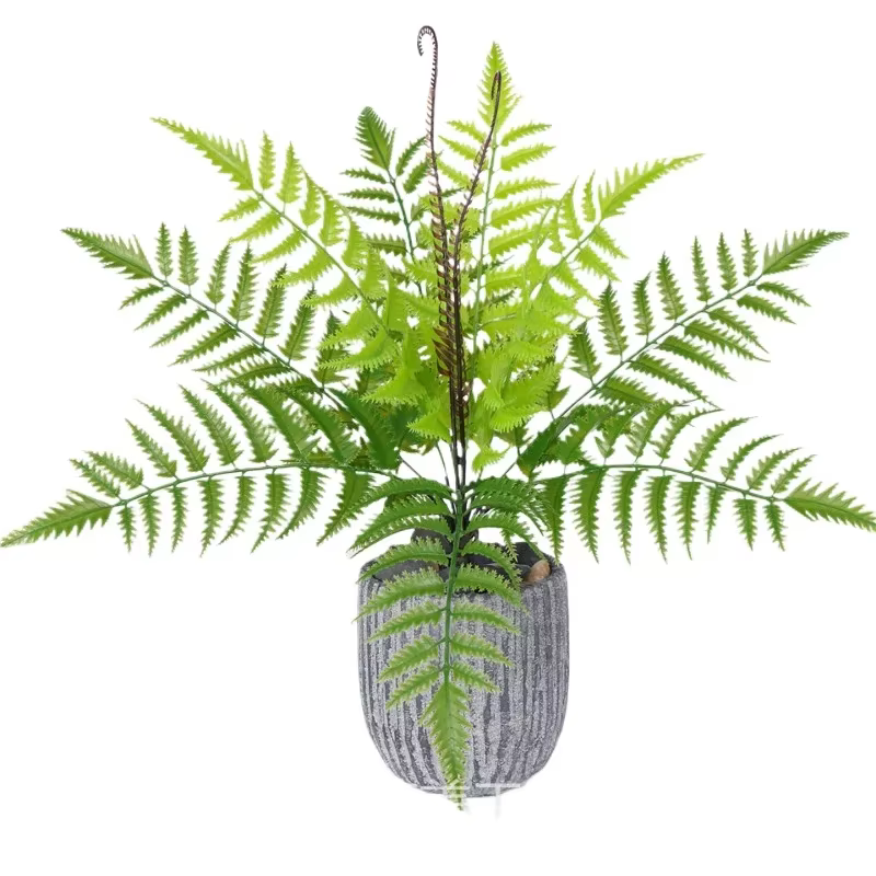 Feuilles de plantes de simulation de tournesol de queue d'Att en plastique