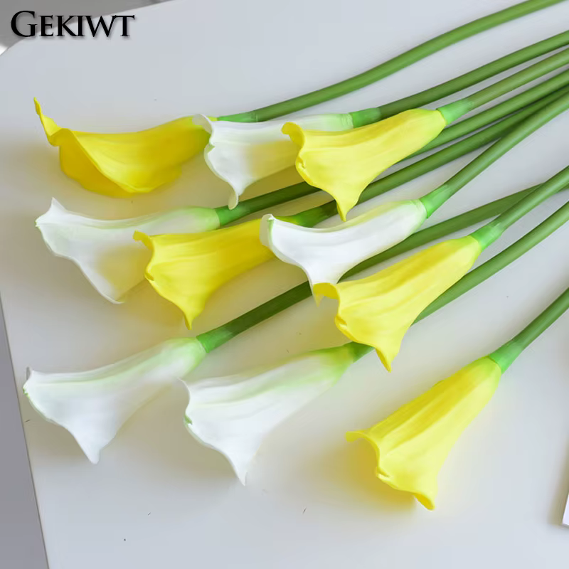 Fleur Artificielle de Lys Calla en PU