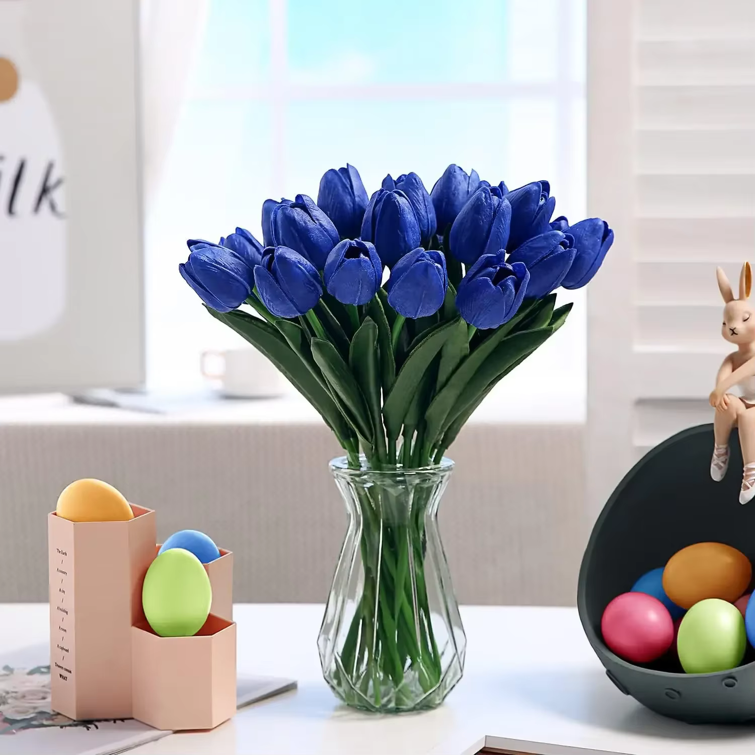 Tulipes artificielles au toucher réel