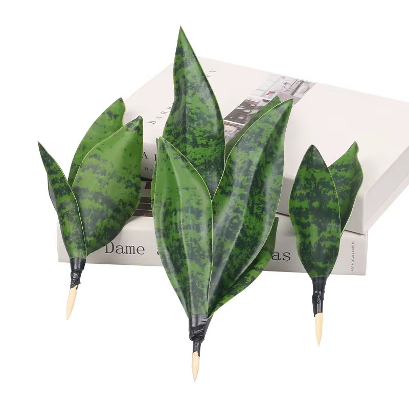 Plantes vertes artificielles simulées