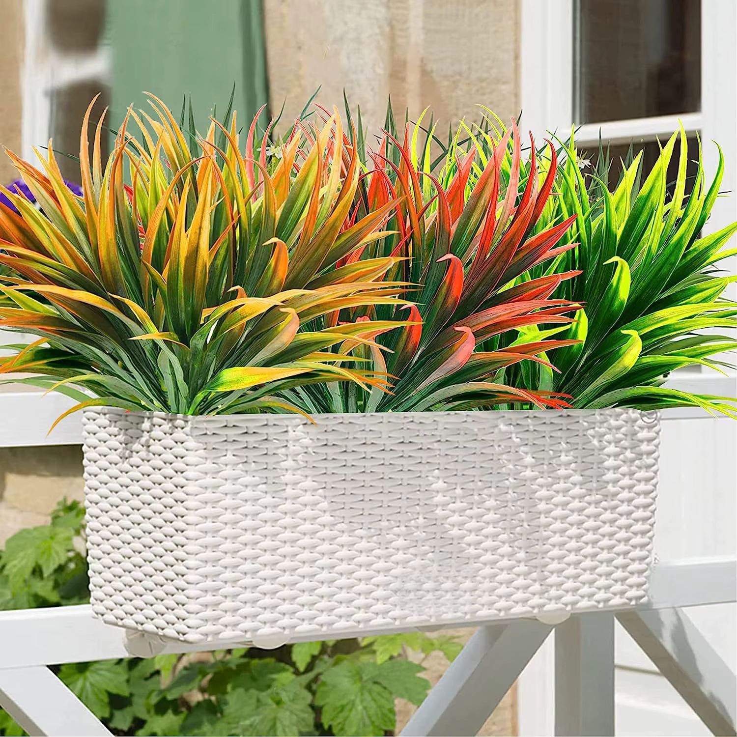 Plante artificielle, support d'herbe de printemps