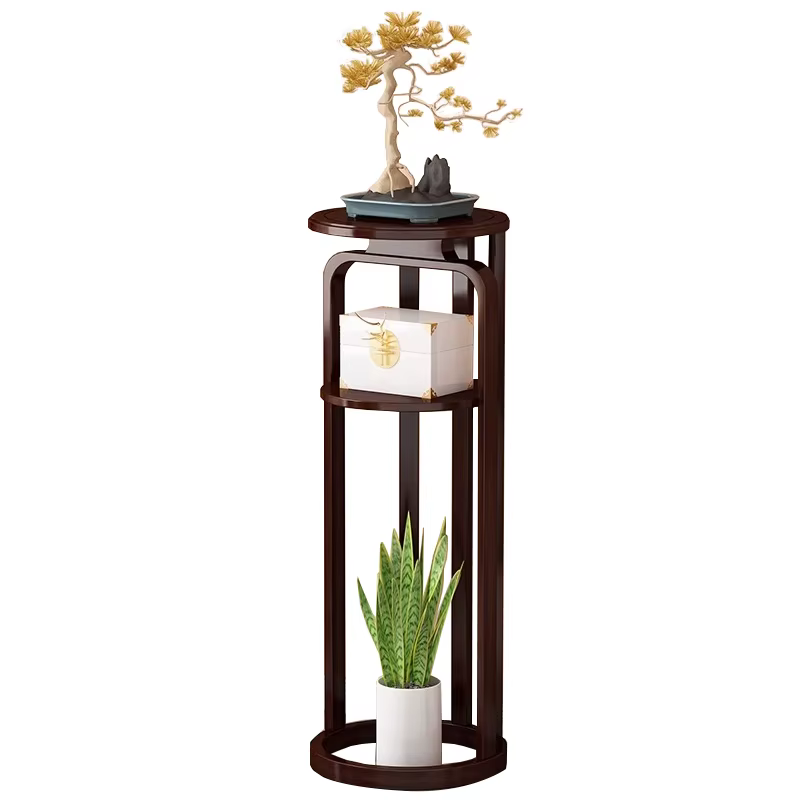Support de fleurs en bambou de Style chinois Antique