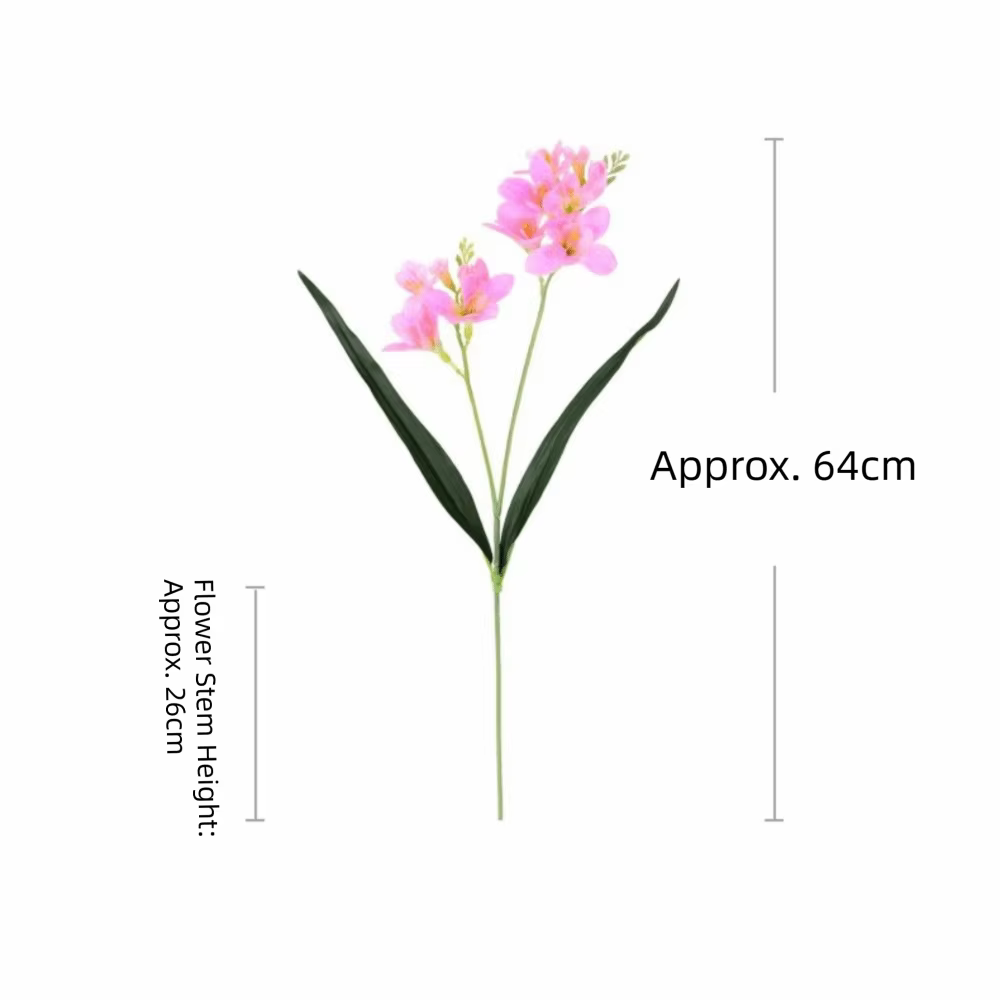 Fleur d'orchidée artificielle 3D texturée, effet hydratant, matière soyeuse durable, décoration réaliste avec feuilles