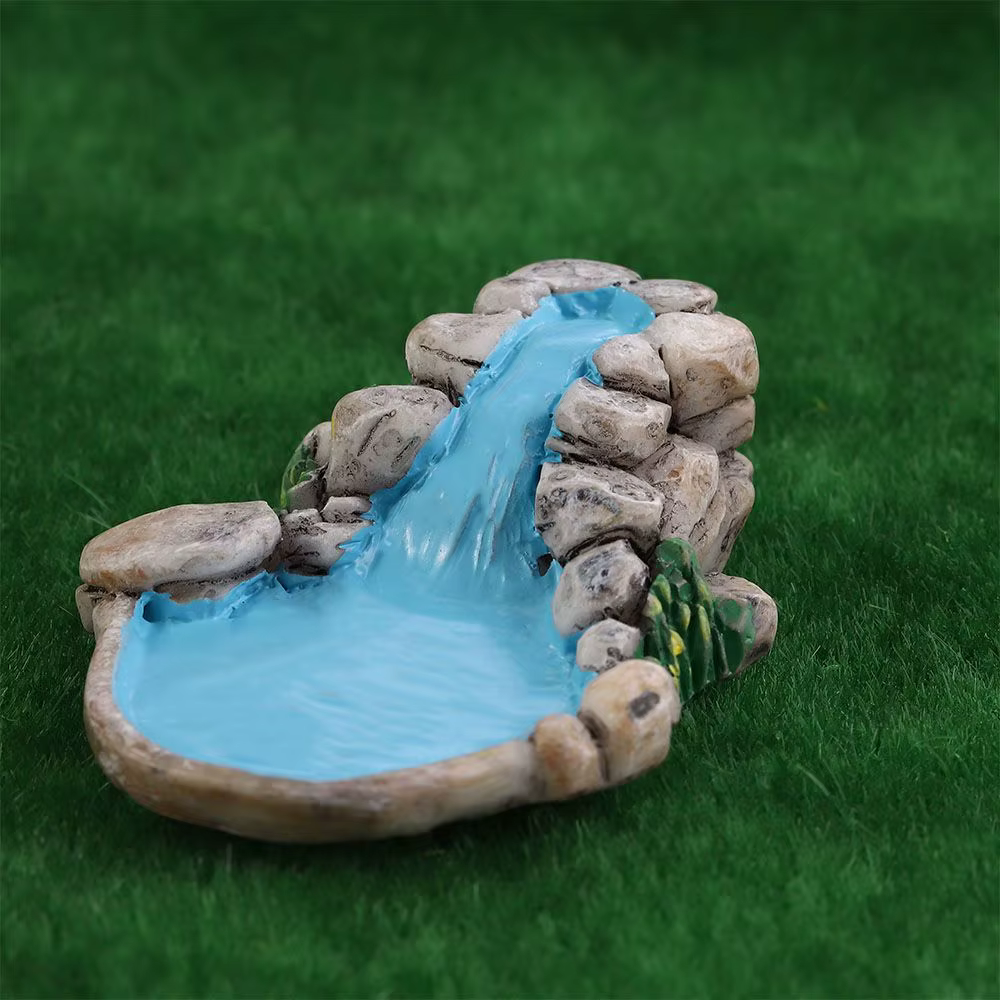 Miniature décorative en résine pour jardin