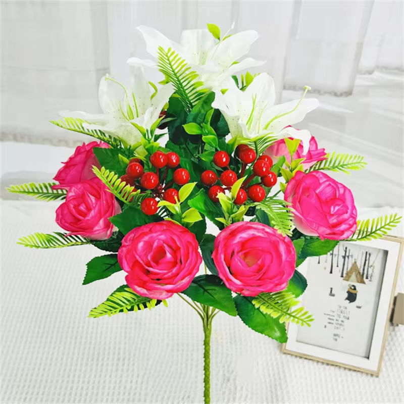 Simulation de fleurs, nouveau Bouquet de fausses