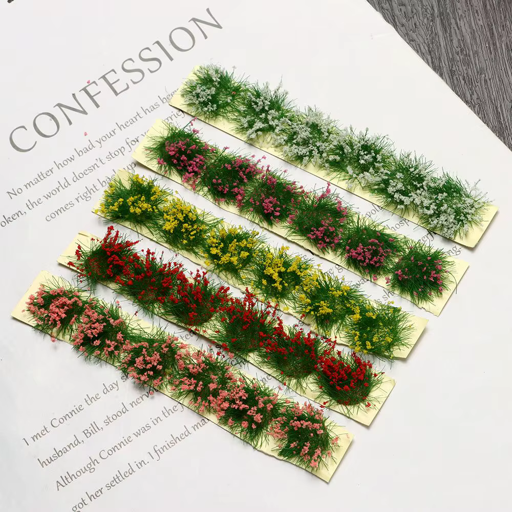 Grappes de fleurs miniatures pour jardin