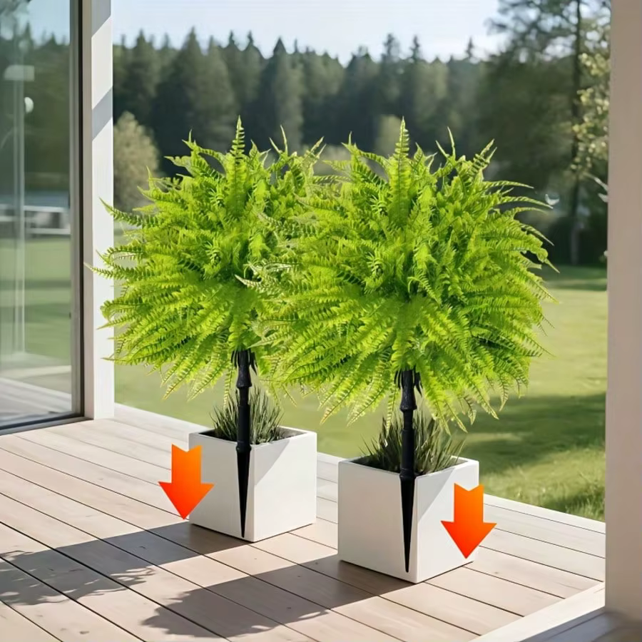2 pièces - Plante artificielle de 44 cm