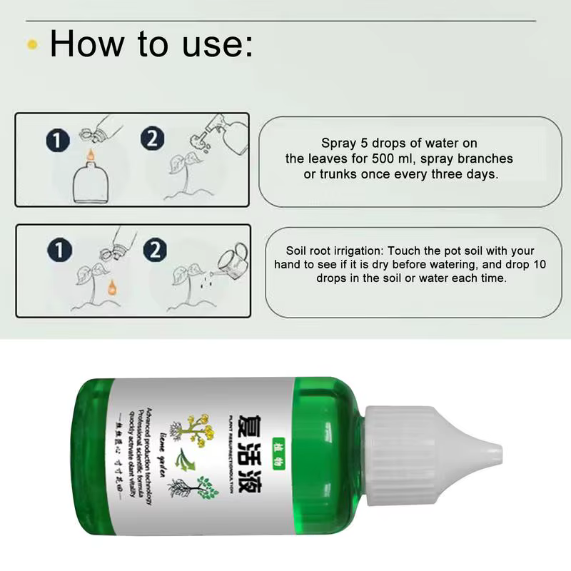 Liquide de résurrection pour plantes