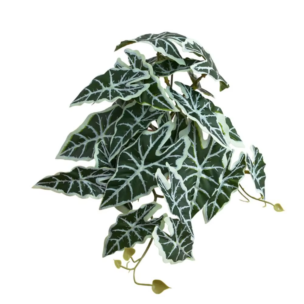 23 feuilles de plantes vertes artificielles