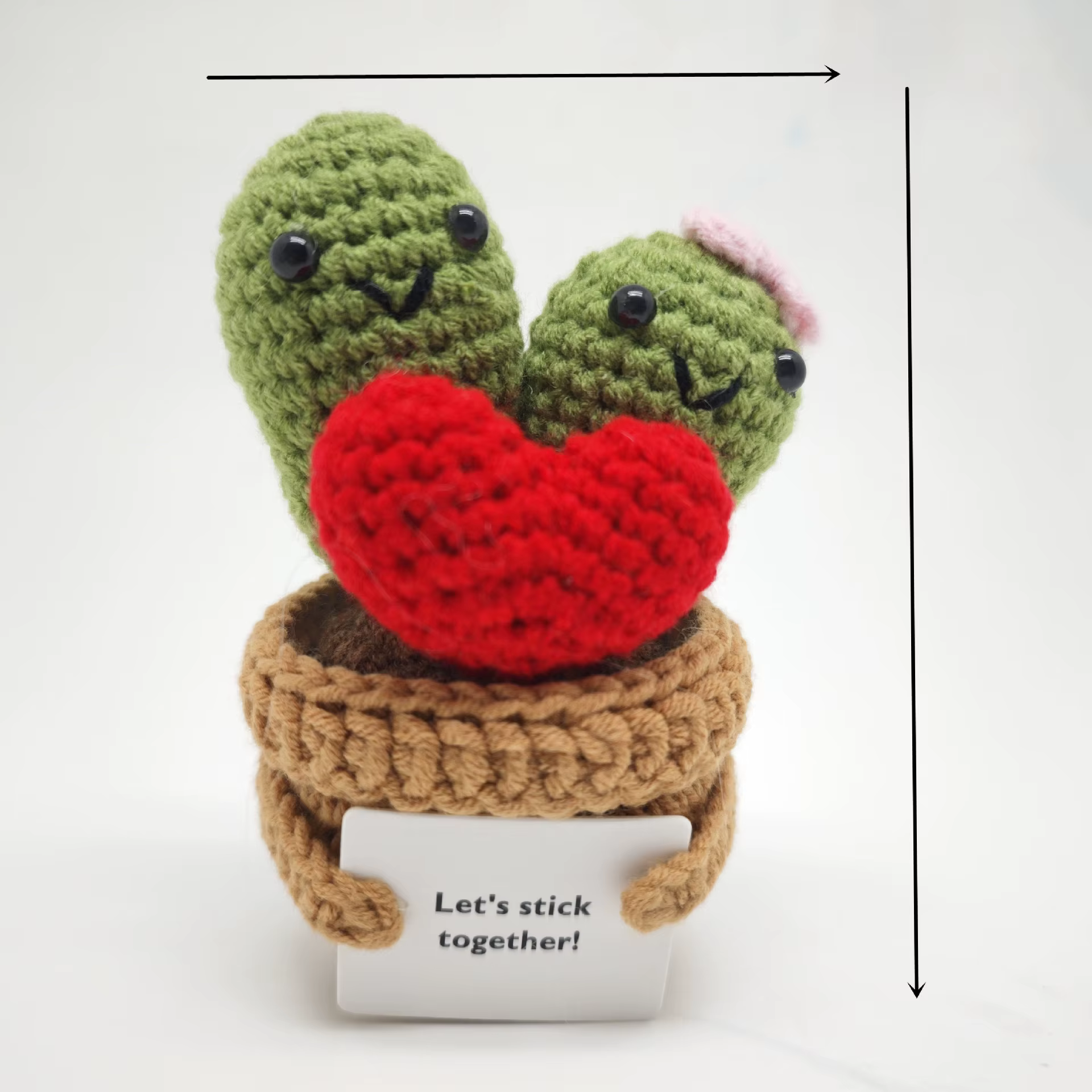 Tulipe artificielle au Crochet