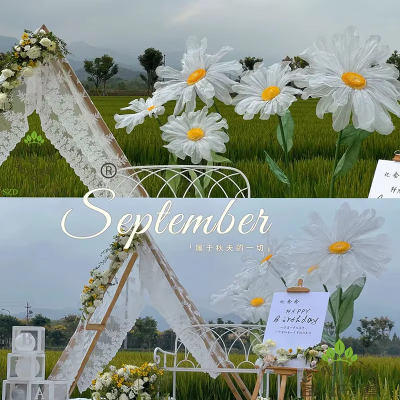 Grandes Fleurs Artificielles pour Mariage