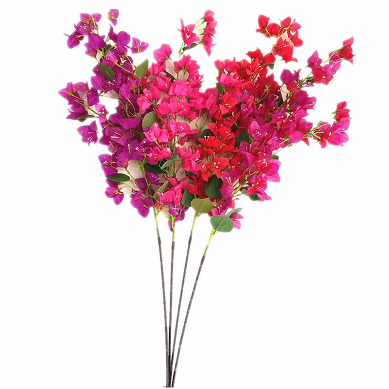 Tapis Bougainfalse Élavec longue tige, fleur, branche d'arbre, 5 pièces