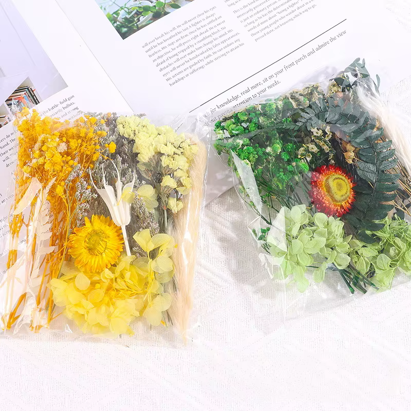 Kit de Matériaux pour Fleurs Artificielles 8 Couleurs Effet Ciel Étoilé – Ensemble DIY pour Décoration Maison