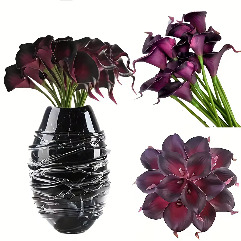 Bouquet de fleurs artificielles Calla Lily