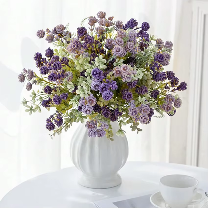 Soie Fleur Artificielle De Mariage Maison Chambre Décor Nuptiale Sala Salle Extérieure Distinctive Bouquet De Mariée Vase Jolie Photographie Prop
