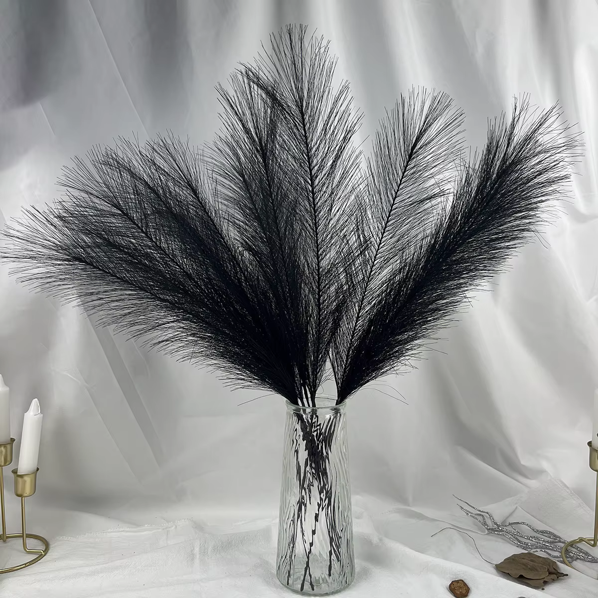 7 pièces moelleux Pampas herbe Boho décor fleur fausse plante roseau simulé fête de mariage décoration de la maison fleurs artificielles