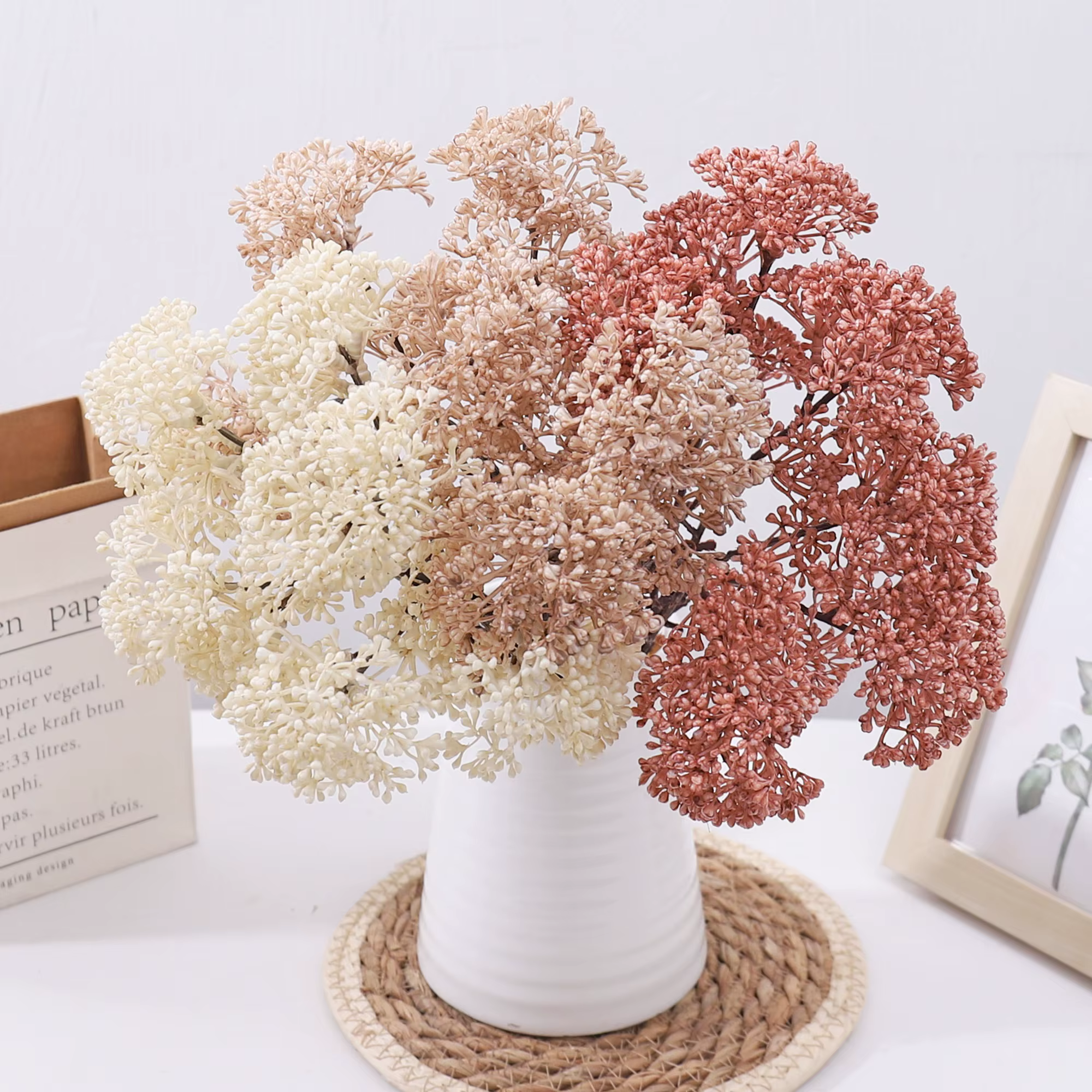Bouquet de fleurs artificielles de baies